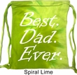 Dad Bag Best Dad Ever White Print Tie Dye Bag