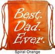 Dad Bag Best Dad Ever White Print Tie Dye Bag
