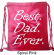 Dad Bag Best Dad Ever White Print Tie Dye Bag