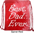 Dad Bag Best Dad Ever White Print Tie Dye Bag