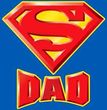 Dad T-shirt - Super Dad Superman Logo Father Adult Tee