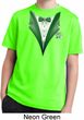 Dark Green Tuxedo Kids Moisture Wicking Shirt