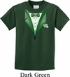 Dark Green Tuxedo Kids Shirt
