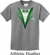 Dark Green Tuxedo Kids Shirt