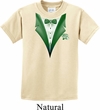 Dark Green Tuxedo Kids Shirt