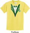 Dark Green Tuxedo Kids Shirt