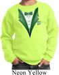 Dark Green Tuxedo Kids Sweat Shirt