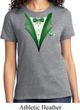 Dark Green Tuxedo Ladies Shirt