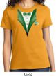 Dark Green Tuxedo Ladies Shirt