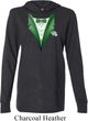 Dark Green Tuxedo Lightweight Hoodie Tee