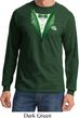 Dark Green Tuxedo Long Sleeve Shirt
