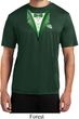 Dark Green Tuxedo Mens Moisture Wicking Shirt