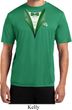 Dark Green Tuxedo Mens Moisture Wicking Shirt