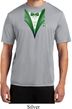 Dark Green Tuxedo Mens Moisture Wicking Shirt