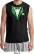 Dark Green Tuxedo Mens Muscle Shirt