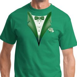 Dark Green Tuxedo Mens Shirts