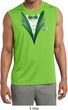 Dark Green Tuxedo Mens Sleeveless Moisture Wicking Shirt