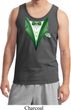 Dark Green Tuxedo Mens Tank Top