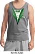 Dark Green Tuxedo Mens Tank Top