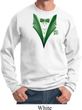 Dark Green Tuxedo Sweatshirt