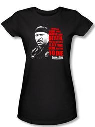 Dawn Of The Dead Juniors T-shirt Movie Worse Than Death Black Shirt