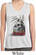 Day of the Dead Candle Skull Ladies Sleeveless Moisture Wicking Shirt