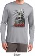 Day of the Dead Candle Skull Mens Dry Wicking Long Sleeve Shirt