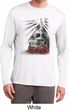 Day of the Dead Candle Skull Mens Dry Wicking Long Sleeve Shirt