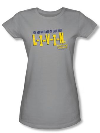 Dazed And Confused Juniors T-shirt Movie Livin Silver Tee Shirt