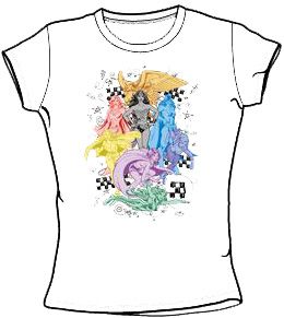 DC Comics Super Juniors T-shirt White Tee Shirt