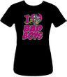 DC Comics Villians Juniors T-shirt - I Heart Bad Boys Tee