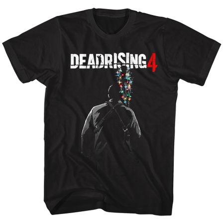 Dead Rising 4 Shirt Christmas Lights Bat Black T-Shirt