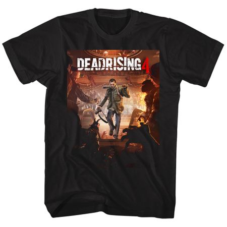 Dead Rising 4 Shirt Game Cover Black T-Shirt