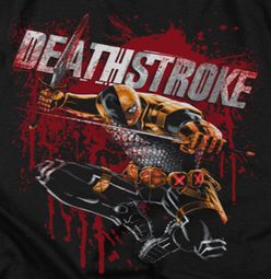 Deathstroke Blood Splattered Shirts