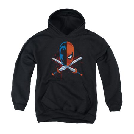 Deathstroke Youth Hoodie Crossed Swords Black Kids Hoody