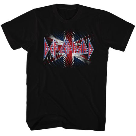 Def Leppard Shirt British Black Tee T-Shirt