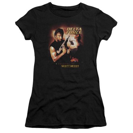 Delta Force 2 Juniors Shirt Poster Black T-Shirt