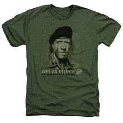 Delta Force 2 Shirt You Can't See Me Heather Military Green T-Shirt