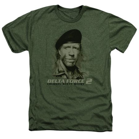 Delta Force 2 Shirt You Can't See Me Heather Military Green T-Shirt