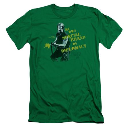 Delta Force 2 Slim Fit Shirt Special Diplomacy Kelly Green T-Shirt