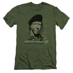 Delta Force 2 Slim Fit Shirt You Can't See Me Military Green T-Shirt