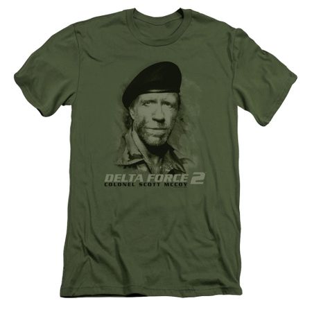 Delta Force 2 Slim Fit Shirt You Can't See Me Military Green T-Shirt