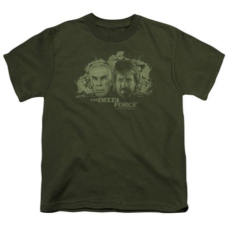 Delta Force Kids Shirt Explosion Military Green T-Shirt
