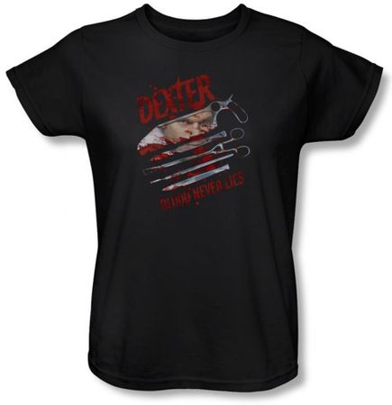Dexter Unisex Adult Blood Never Lies Sweatshirt – buy the best products in the online store