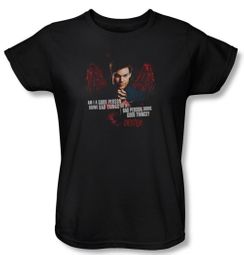 Dexter Ladies Shirt Good Bad Black T-Shirt Tee