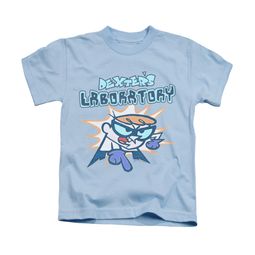 Dexter's Laboratory Shirt Juniors What Do You Want Light Blue Tee T-Shirt