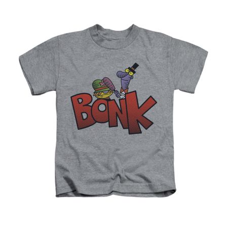 Dexter's Laboratory Shirt Kids Bonk Athletic Heather Youth Tee T-Shirt