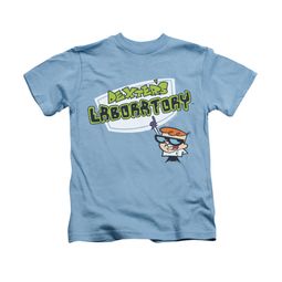 Dexter's Laboratory Shirt Kids Logo Carolina Blue Youth Tee T-Shirt