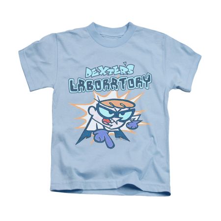 Dexter's Laboratory Shirt Kids What Do You Want Light Blue Youth Tee T-Shirt
