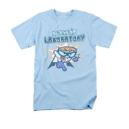 Dexter's Laboratory Shirt What Do You Want Adult Light Blue Tee T-Shirt